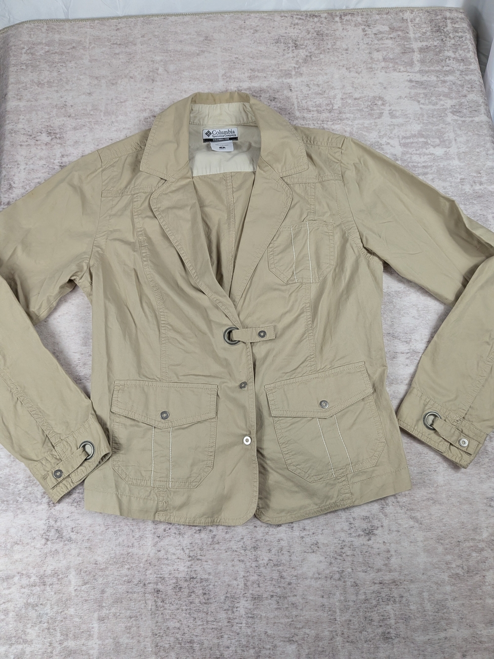 Columbia Women's Light Tan Utility Blazer Jacket